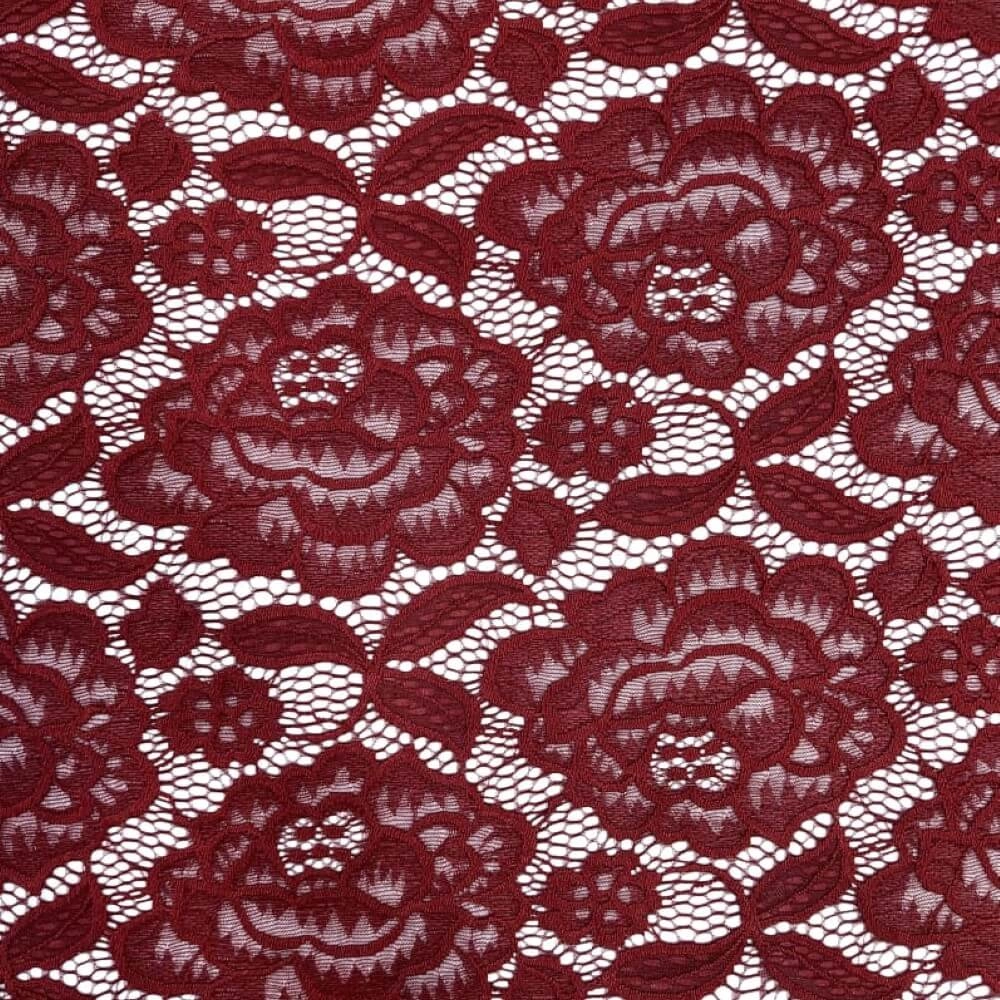 RENDA DE MALHA - 90%PA 10%ELAST - MARSALA (5925)