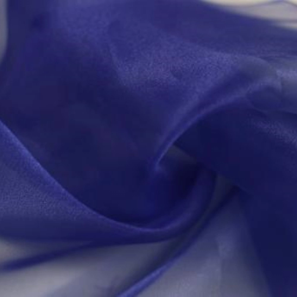 TECIDO ORGANZA CRISTAL-100% POL - AZUL ROYAL (1954)