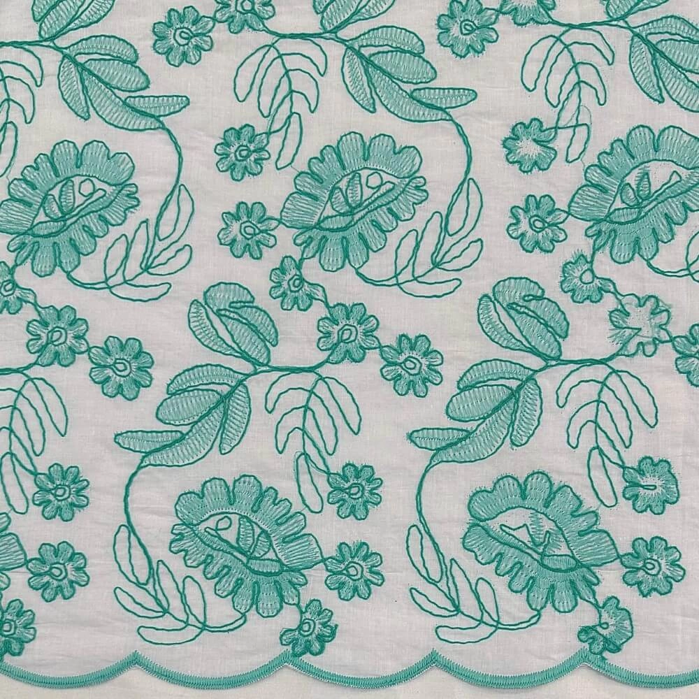 LESE |BORDADO INGLÊS| 100% ALG/130 L - BICOLOR (LZP8)