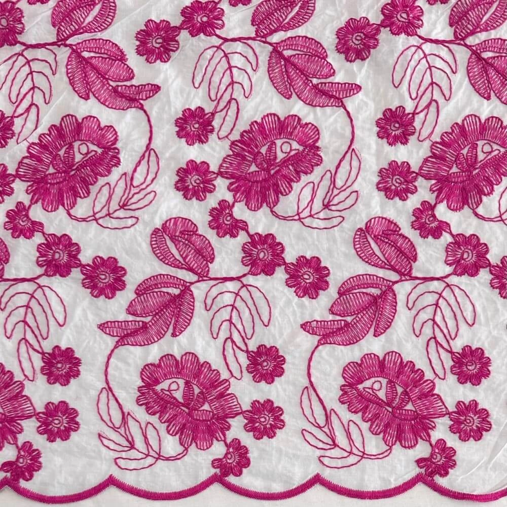 LESE |BORDADO INGLÊS| 100% ALG/130 L - BICOLOR (LZP7)