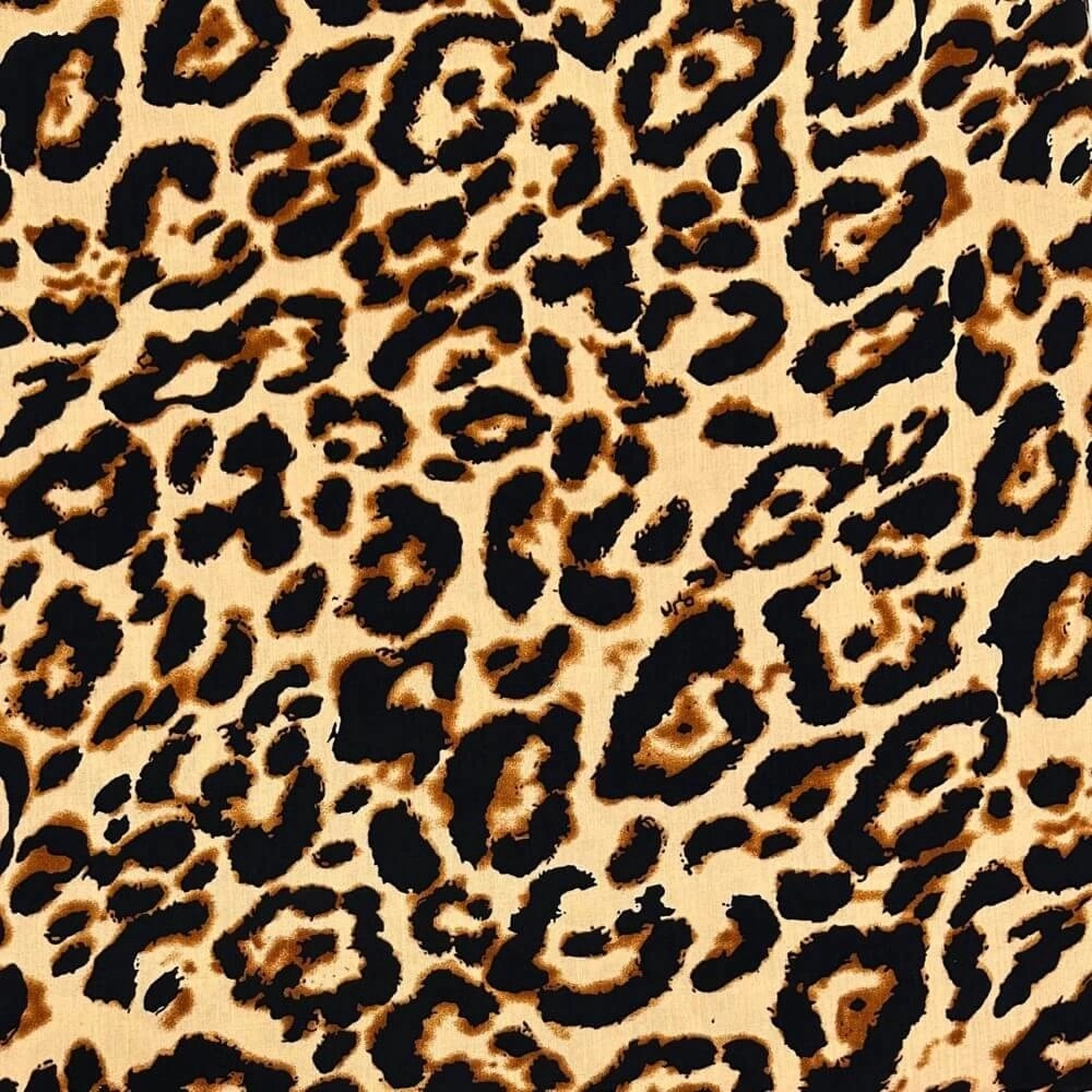 VISCOLINHO ESTAMPADO| animal print/onça|-100%VIS/150L-033330