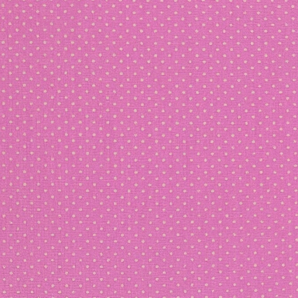 TECIDO TRICOLINE POÁ - 100cmX150cmL-100% ALG -ROSÉ/BEGE