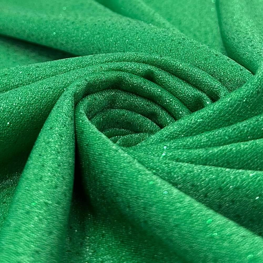 TECIDO TULE AURORA FESTA -96%POL 04%ELAST/150L - VERDE (69204)