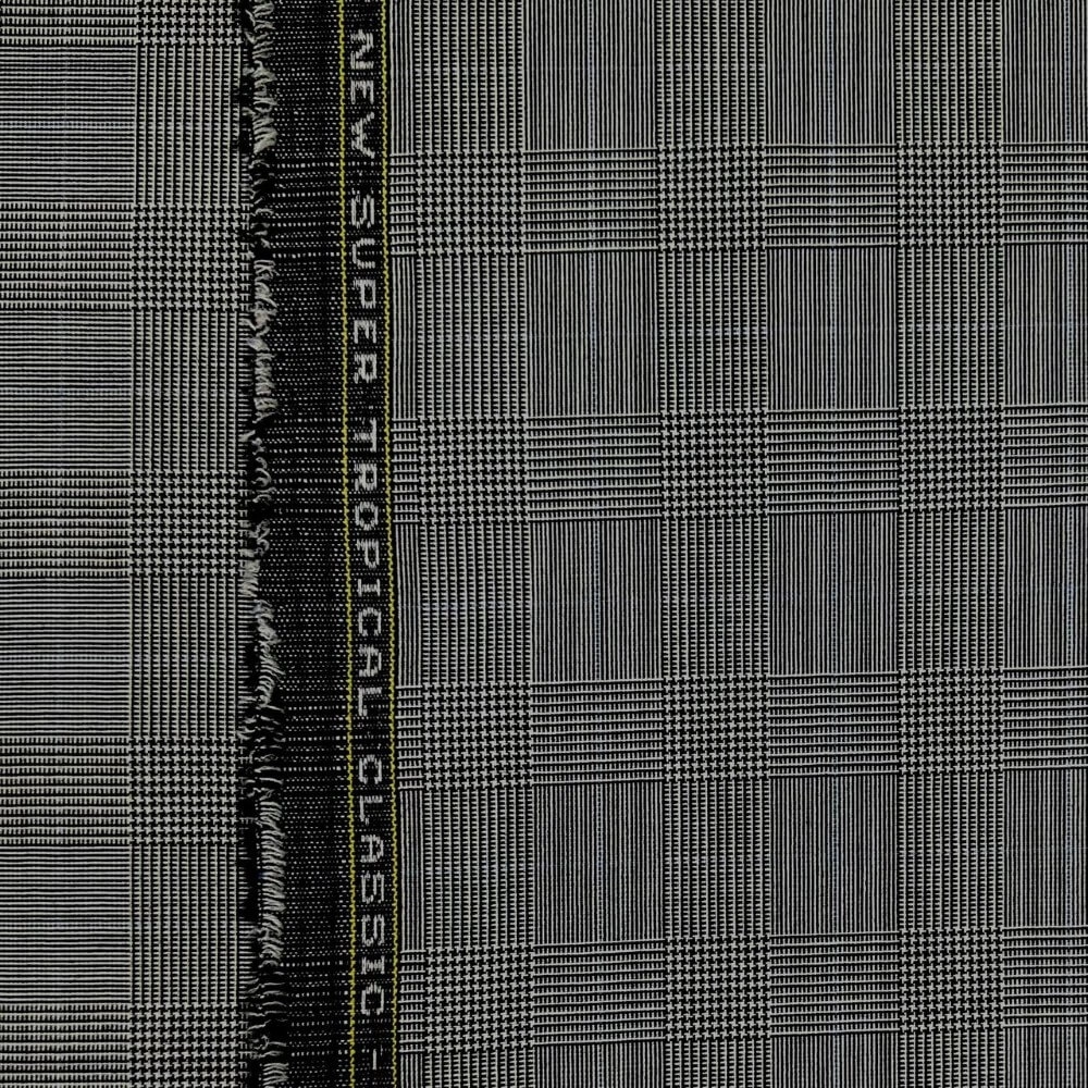 TECIDO PARAMOUNT -PRÍNCIPE DE GALES-100X150CM-65%POL/35%LÃ