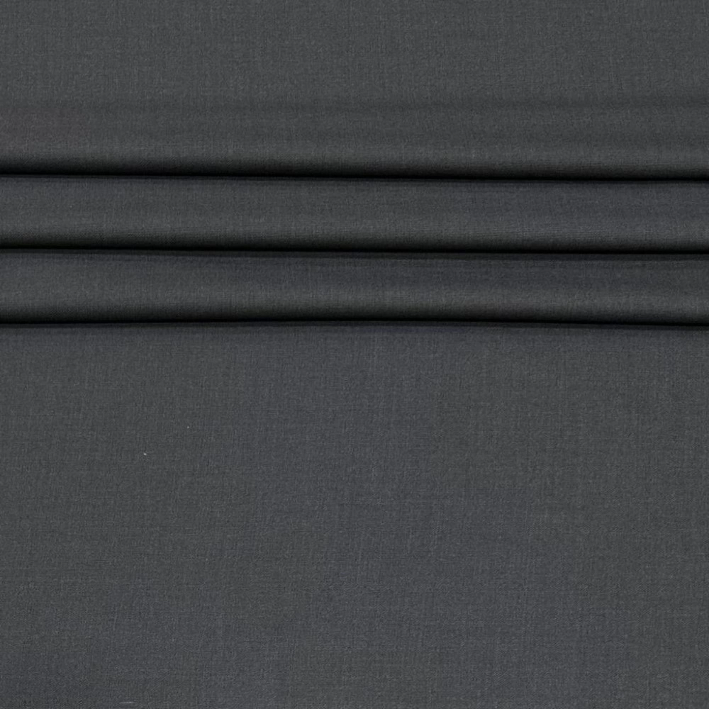 TECIDO ALFAIATARIA SAVILE SHINE C/ELASTANO - 70%POL/28%VIS/02%ELAST -CINZA ESCURO (411328A)