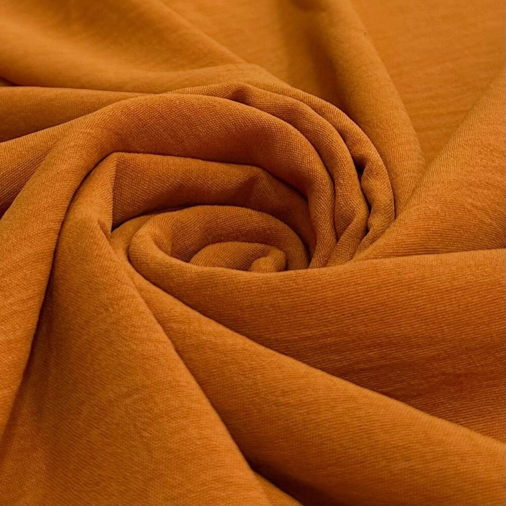 TECIDO CREPE AIR FLOW|duna|-100% POL - LARANJA/TERRACOTA (48443)