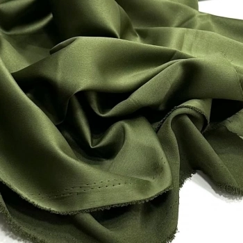TECIDO CREPE AMANDA-100cmX150cmL-100% POL-VERDE OLIVA