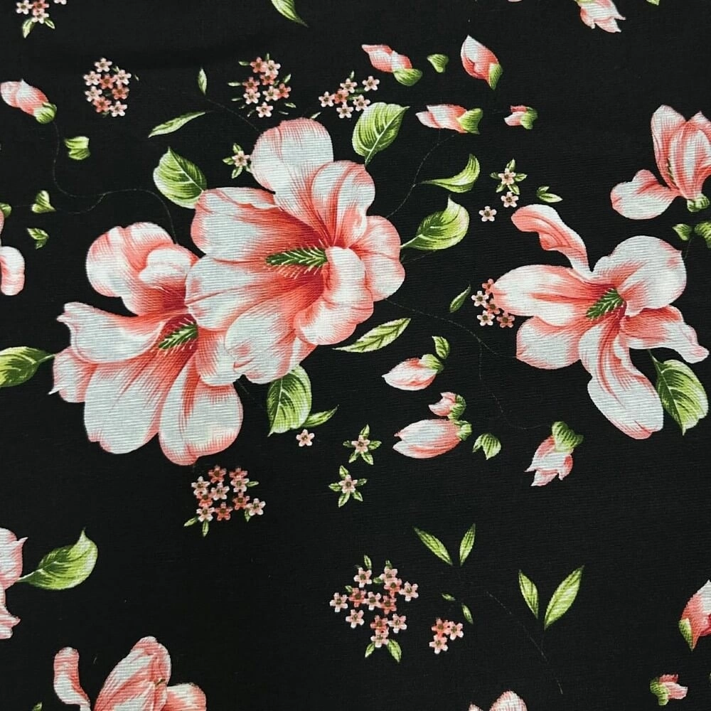 TECIDO GORGURÃO ESTAMPADO-100cmX220cmL-49%ALG/51%POL