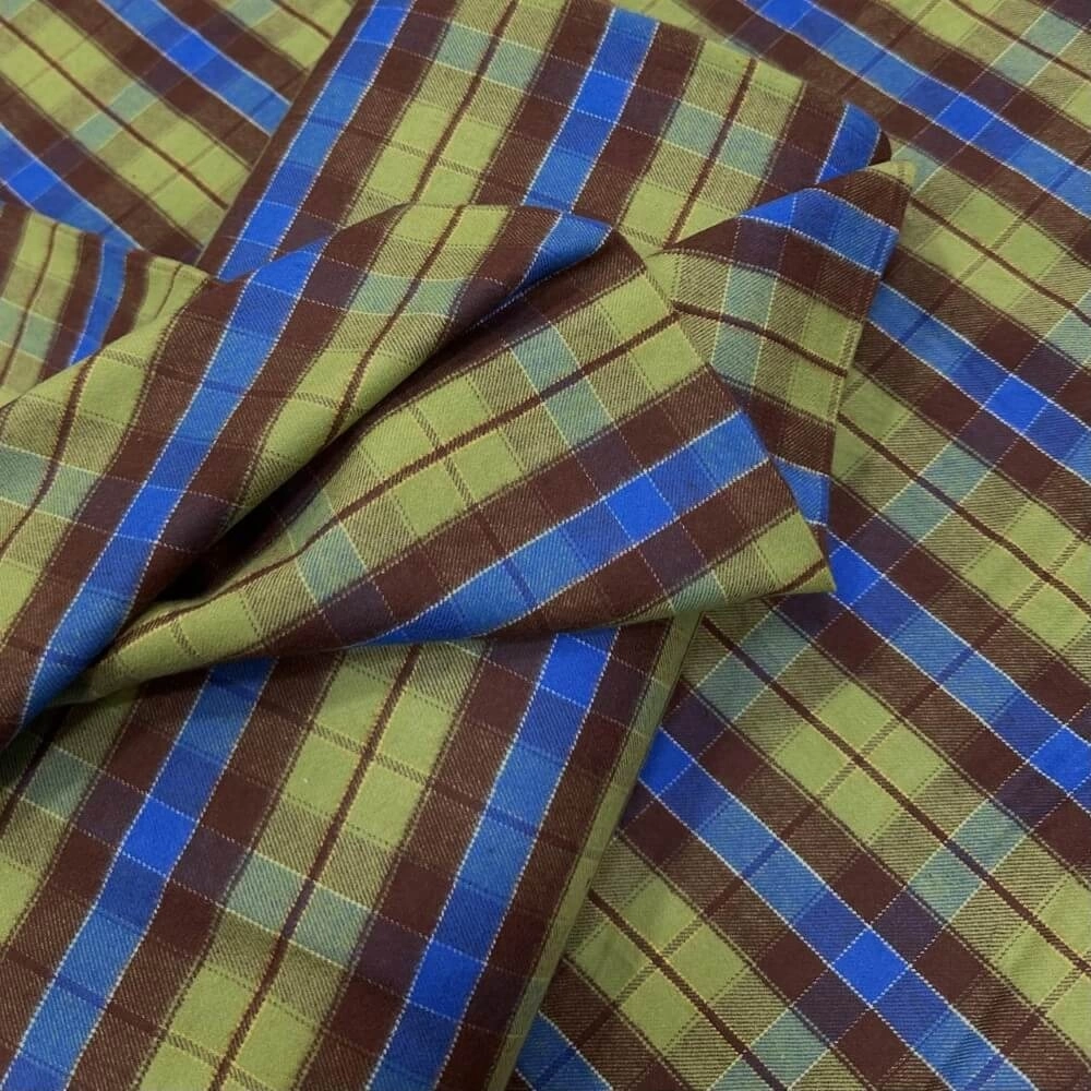 TECIDO FLANELA XADREZ |cachá 43X43mm| 100cmX150cmL-100% ALG