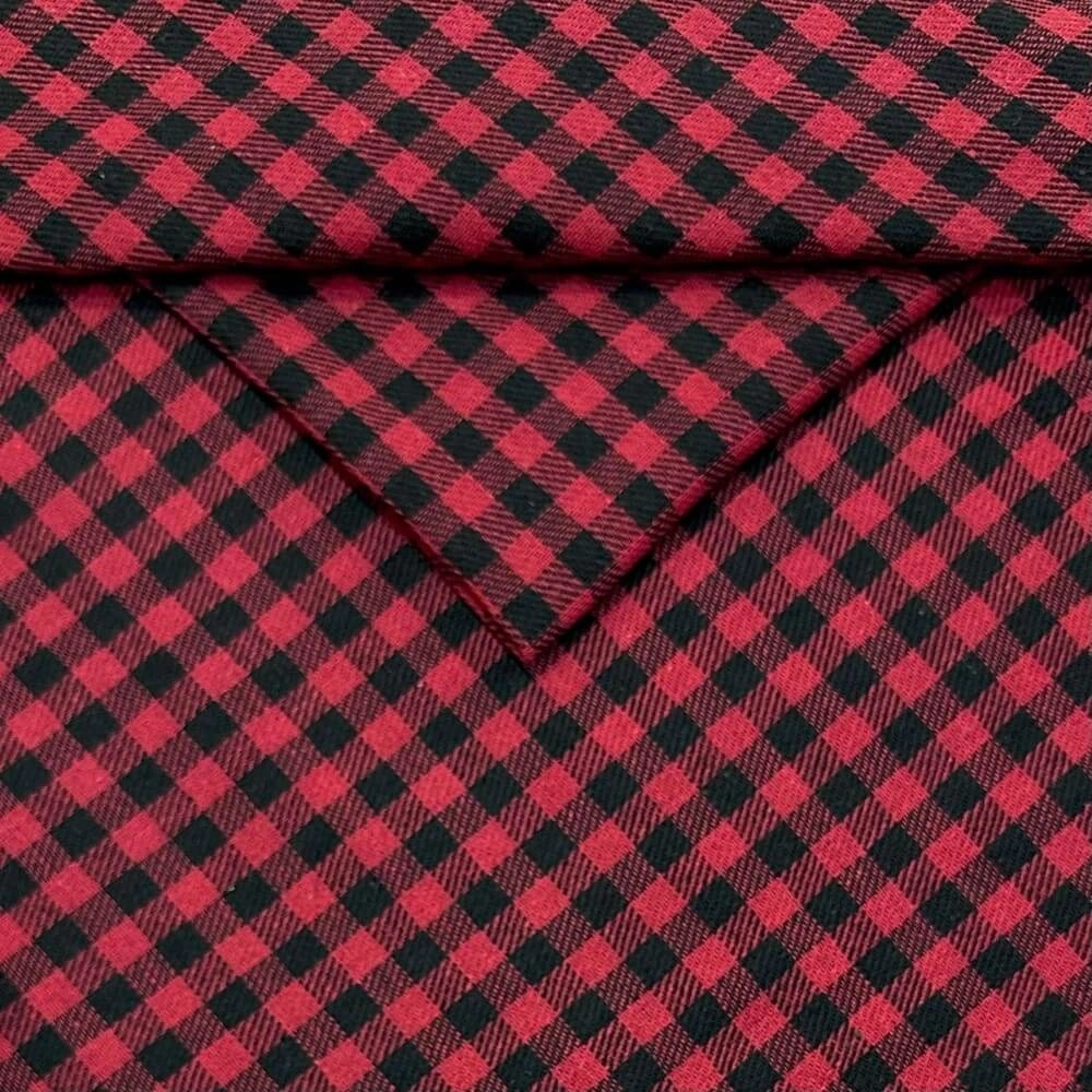 TECIDO FLANELA XADREZ |cachá - tartan| 100cmX150cmL-100% ALG