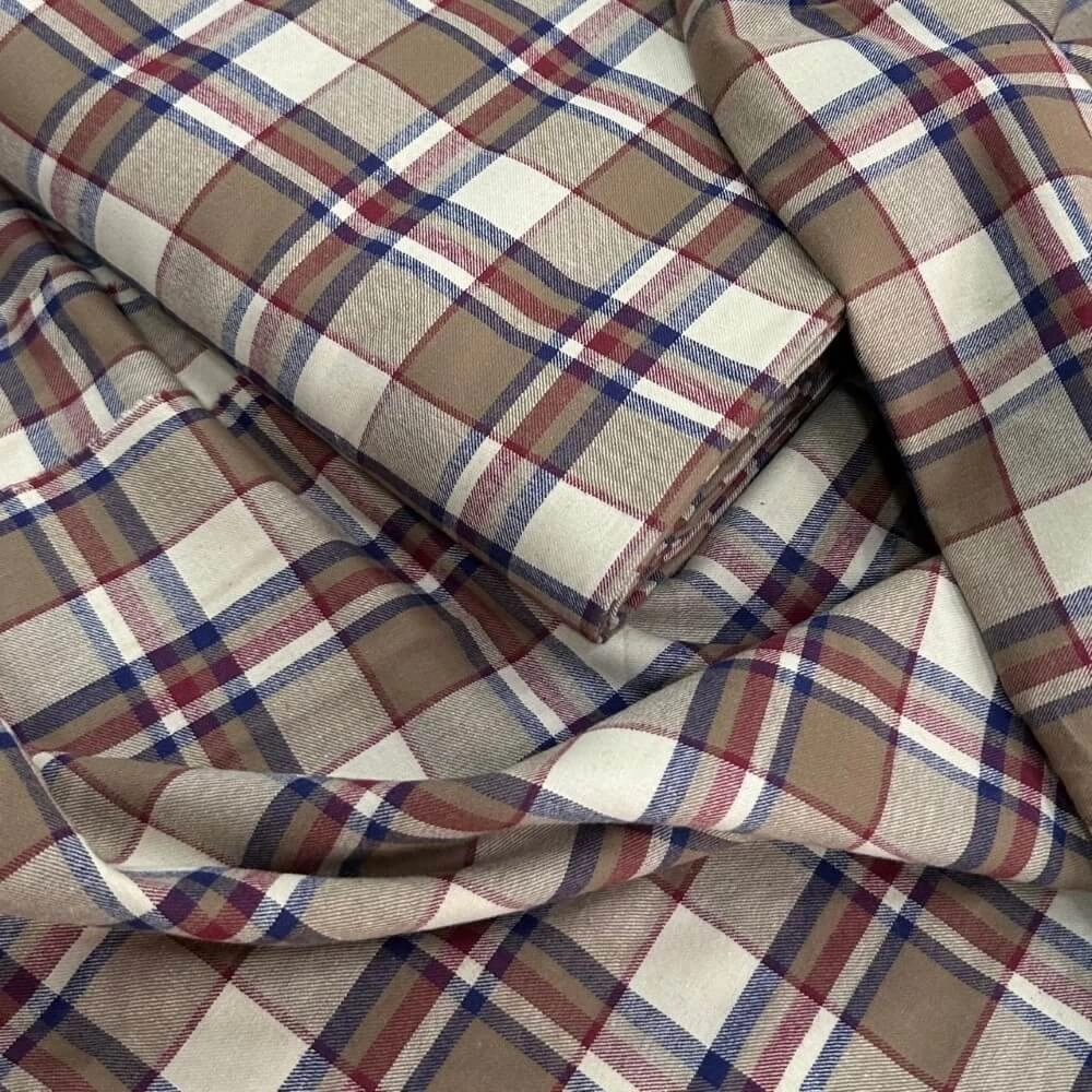 TECIDO FLANELA XADREZ |tartan-premium| 100cmX150cmL-100% ALG
