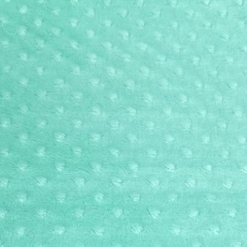 PELÚCIA FLEECE DOTS -100cmX160cm 100% POL- VERDE BEBÊ