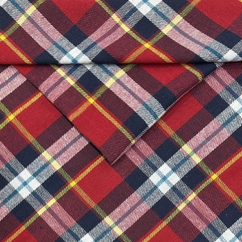 TECIDO FLANELA XADREZ |cachá - tartan| 100cmX150cmL-100% ALG