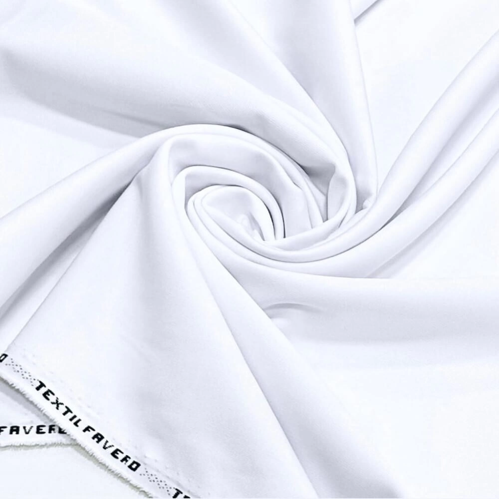 GABARDINE  TÊXTIL FÁVERO |ALFAIATARIA|-100% POL/150L - BRANCO (42202)